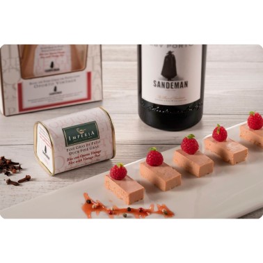 Bloc foie de pato con Oporto Vintage Sandeman 130 gr.