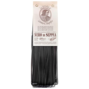 Linguine con tinta de sepia